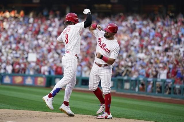 Phillies beat the Giants 4-3 to increase cushion in NL wild-card race