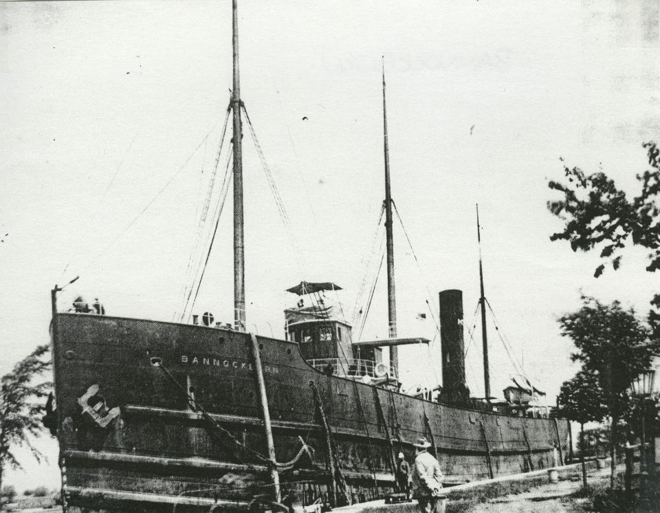 The Bannockburn, a propeller-driven bulk freighter, was lost in Lake Superior in 1902.