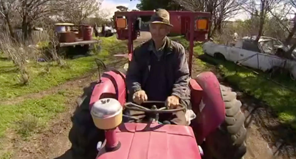 Edward, Garry and Keith Troutbeck's 25-hectare dairy farm in Mickleham in Melbourne's outer north is on the market for $50 million with developers eyeing it off. Source: 7 News