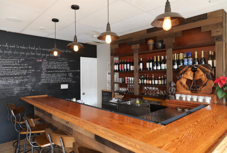 The bar area at Karenderya restaurant on Main Street in Nyack, Jan. 16, 2019.