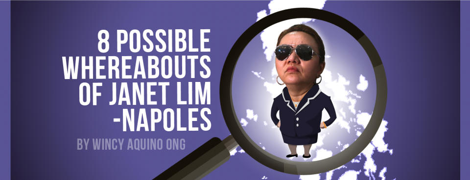 8 Possible Whereabouts of Janet Lim-Napoles