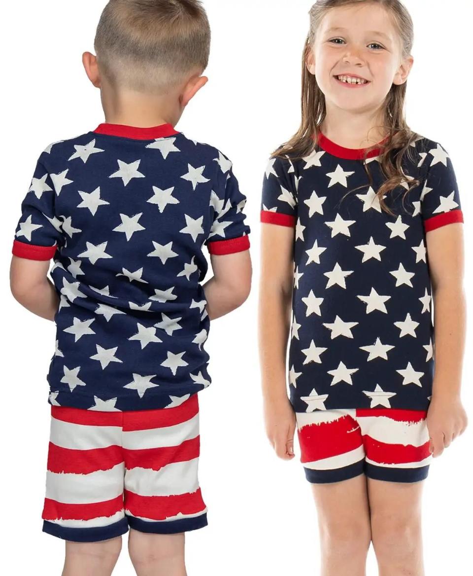 Lazy One Stars and Stripes Pajamas