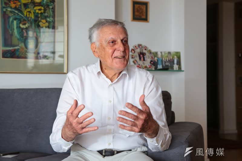 20230602-以色列專題，諾貝爾化學獎得主 Prof. Dan Shechtman。（顏麟宇攝）