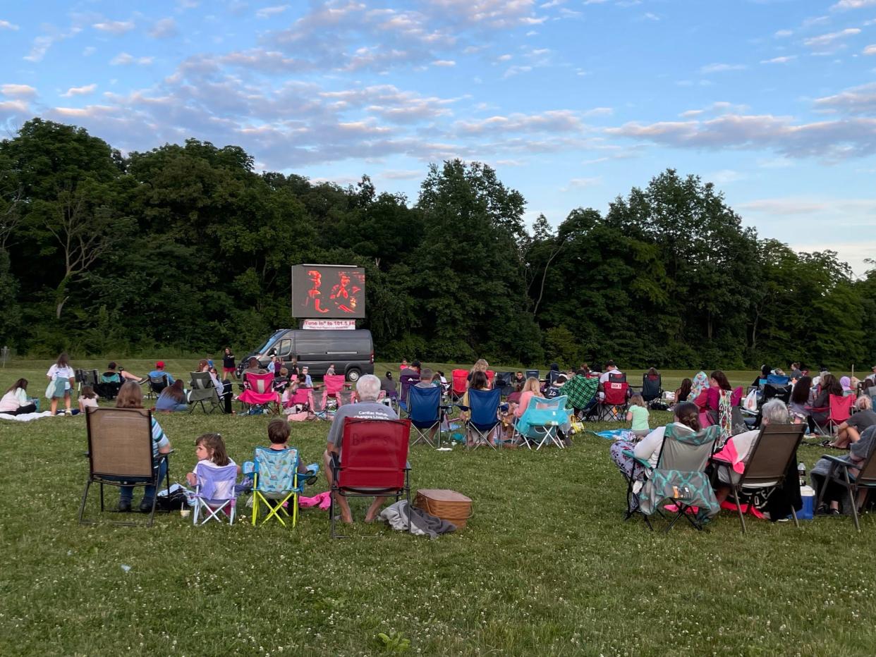 The Grove City Community Outdoor Movie Nights are at 8 p.m. behind The Naz Church, 4770 Hoover Road.