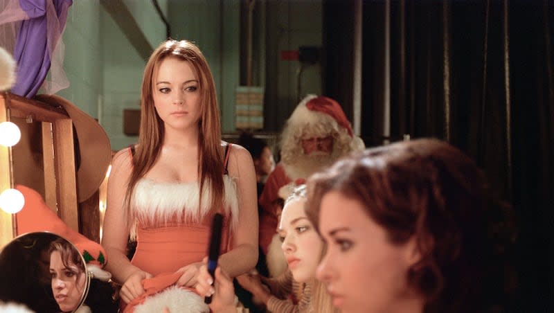 Lindsay Lohan as Cady, Amanda Seyfried as Karen and Lacey Chabert as Gretchen in “Mean Girls.” 



TM & Copyright © 2004 by Paramount Pictures.  All rights reserved.

 (Submission date: 04/27/2004)