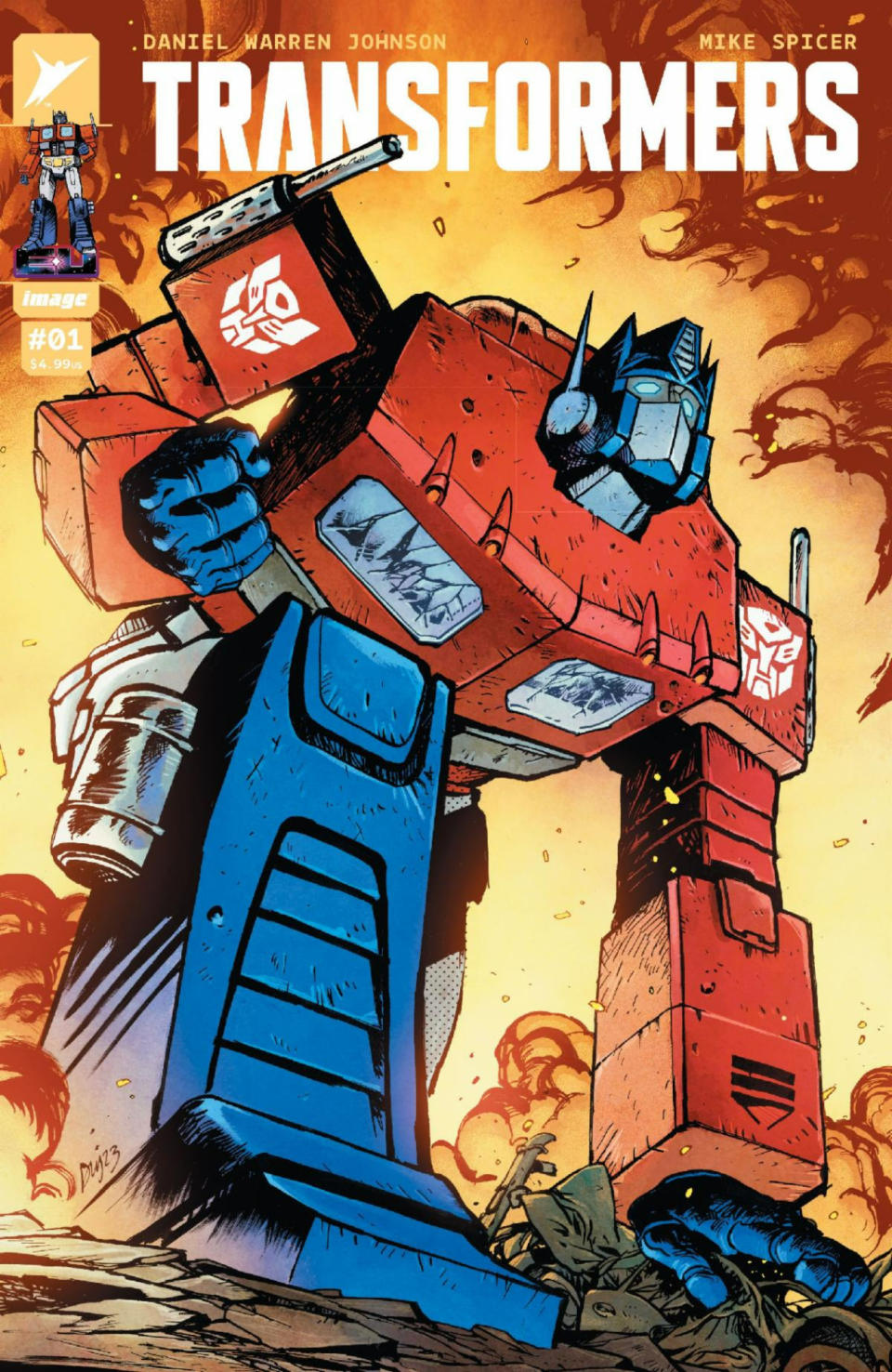 Transformers #1 cover art