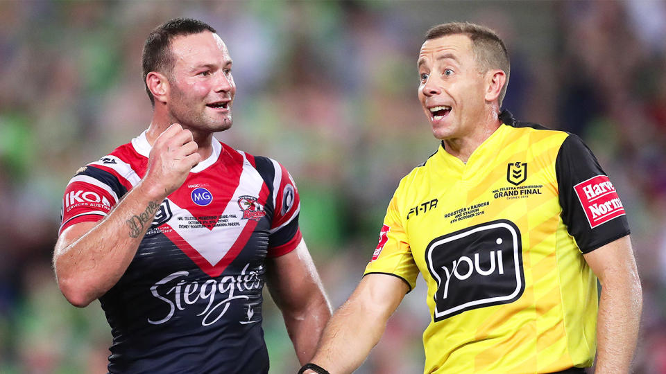 Ben Cummins (pictured right) and Boyd Cordner (pictured left). (Getty Images)