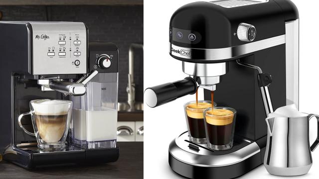 Ihomekee Espresso Machine, 3.5Bar Espresso and Cappuccino Machine