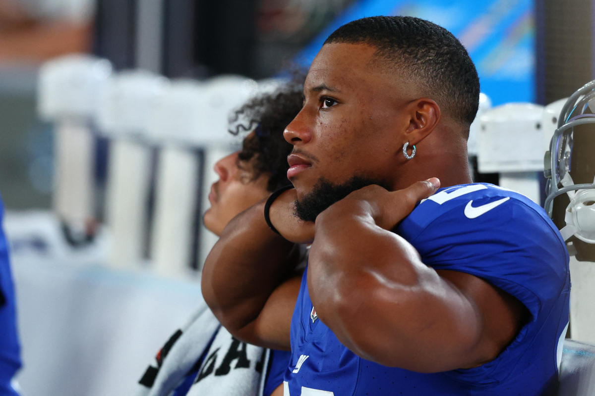 Giants' Saquon Barkley, in latest impressive moment, leads massive