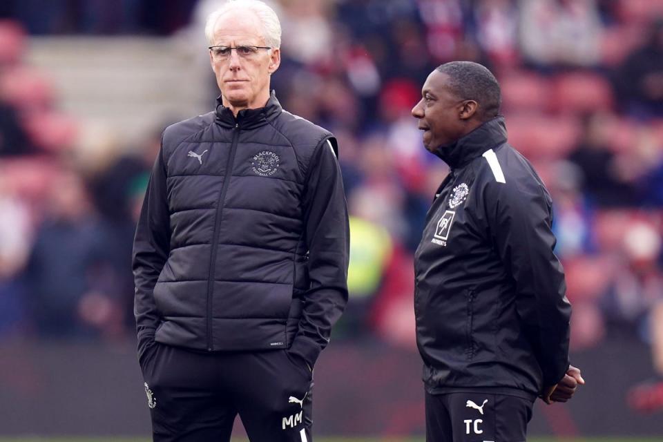 Blackpool manager Mick McCarthy and assistant Terry Connor have left the club by mutual consent (Adam Davy/PA) (PA Wire)