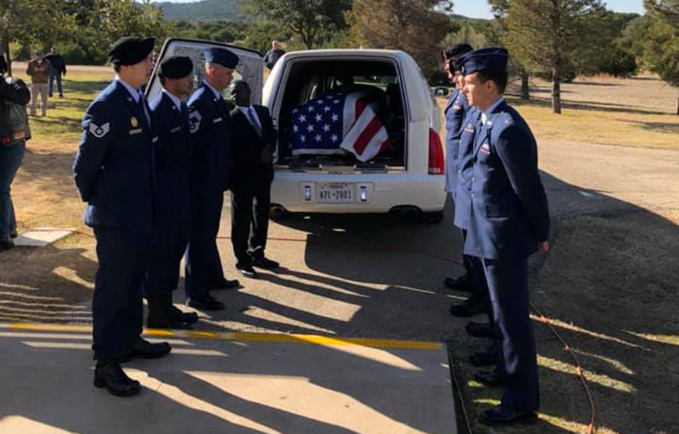 About 5000 people were said to be in attendance for Mr Walker’s funeral. Source: The Texas General Land Office