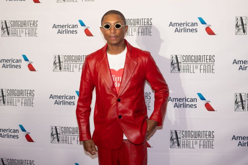 Pharrell Williams attends the Songwriters Hall of Fame induction and awards gala in 2022. File Photo by Gabriele Holtermann/UPI