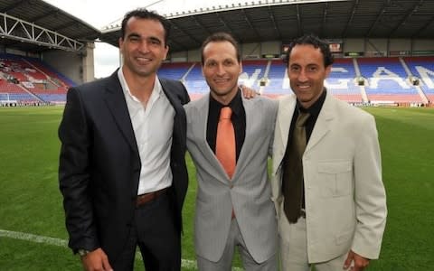 Roberto Martinez (left), Isidro Diaz (centre) and Jesus Seba (right) - Credit: BERNARD PLATT