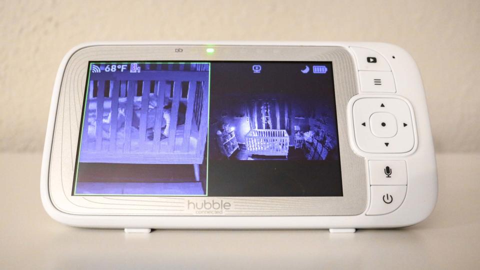 Handheld monitor dual cameras