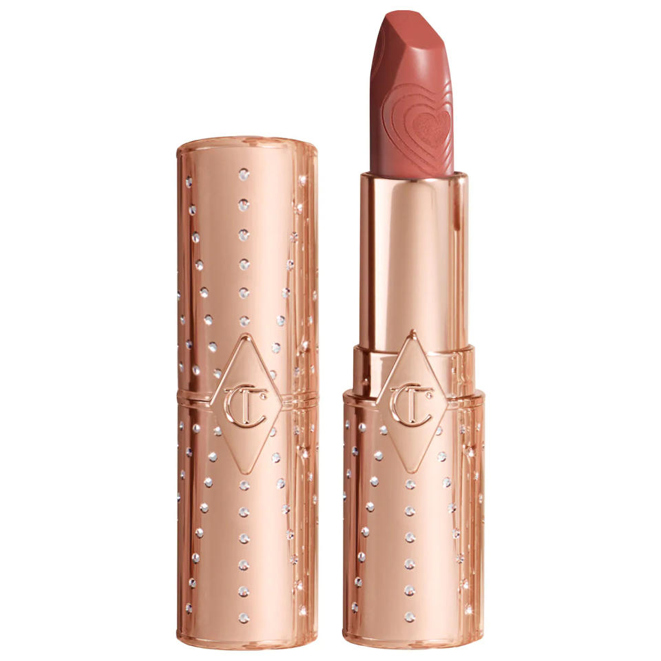 Look of Love K.I.S.S.I.N.G Lipstick in Nude Romance. Image via Charlotte Tilbury.