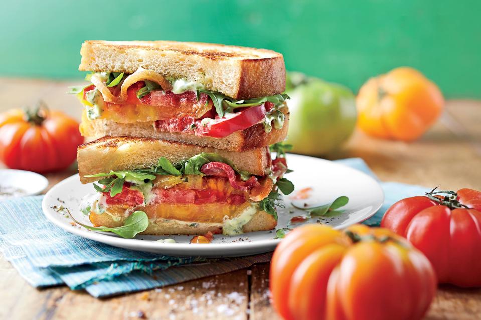 Over-the-Top Tomato Sandwich