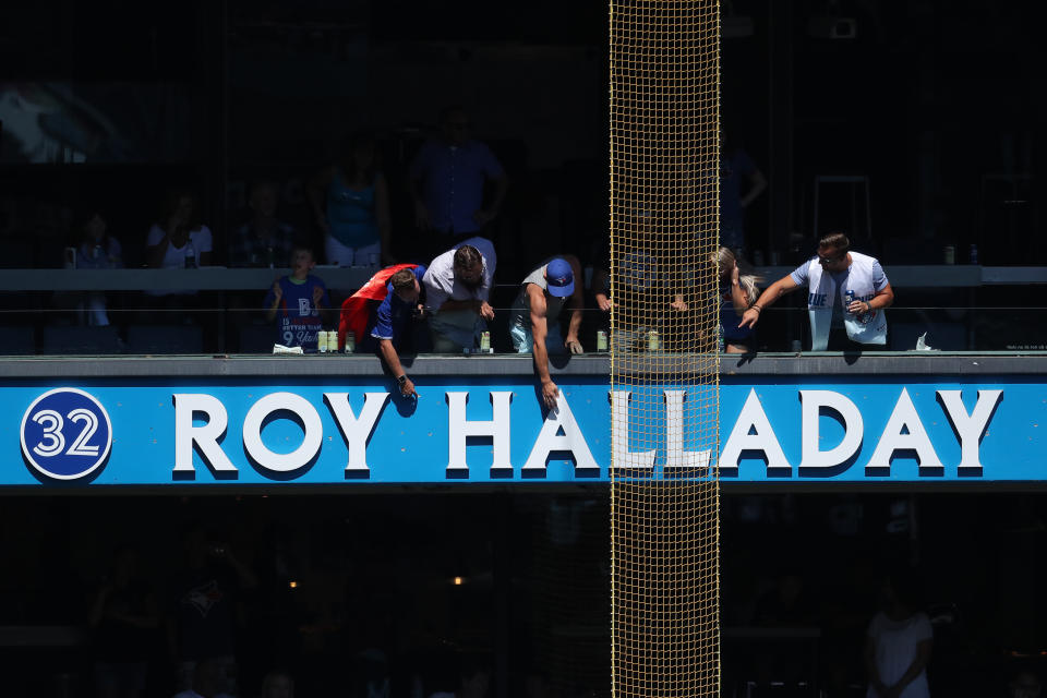 Roy Halladay has been acknowledge in Toronto, but now Cooperstown has come calling. (Tom Szczerbowski/Getty Images)