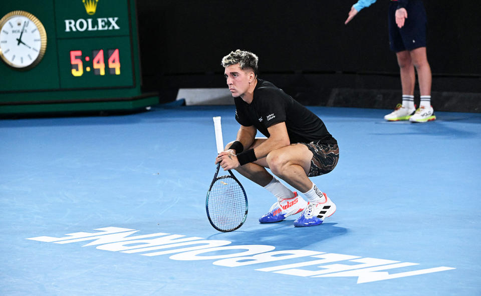 Thanasi Kokkinakis, pictured here at the Australian Open in 2023.