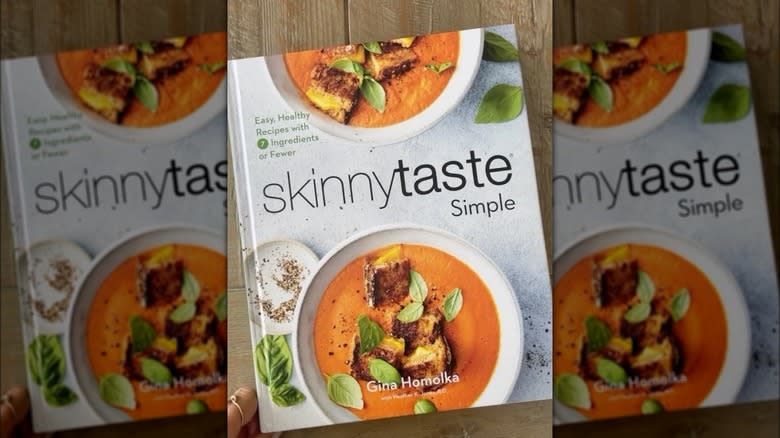 The front cover of the Skinnytaste Simple cookbook