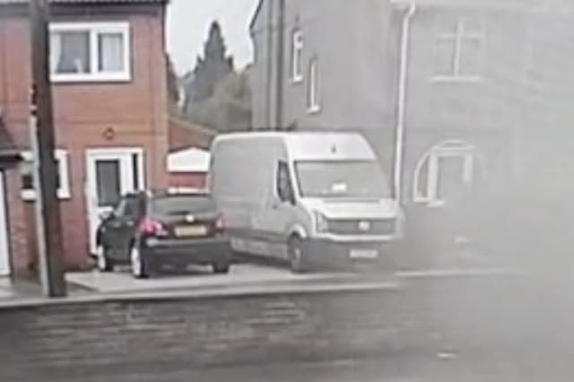 Shed Gets Blown Away by Strong Winds Landing in Middle of the Road