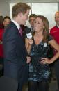 Prince Harry was pictured chatting to presenter Natalie Pinkham at a London charity event in 2011