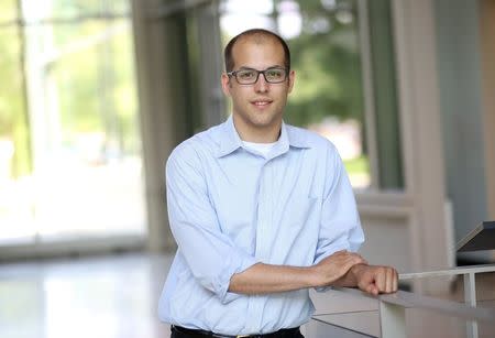 Jason Thieman stands in the Neil Armstrong Engineering building at Purdue University in Layfayette, Indiana, July 20, 2016. Picture taken July 20, 2016. REUTERS/Chris Bergin