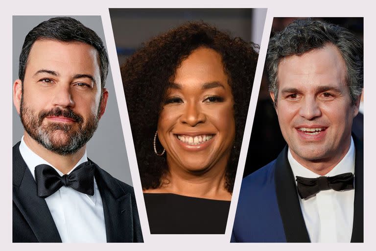 Jimmy Kimmel, Shonda Rhimes y Mark Ruffalo, tres de las figuras que encabezan la iniciativa para, entre otras cosas, limitar las escenas que incluyan niños y armas en pantalla