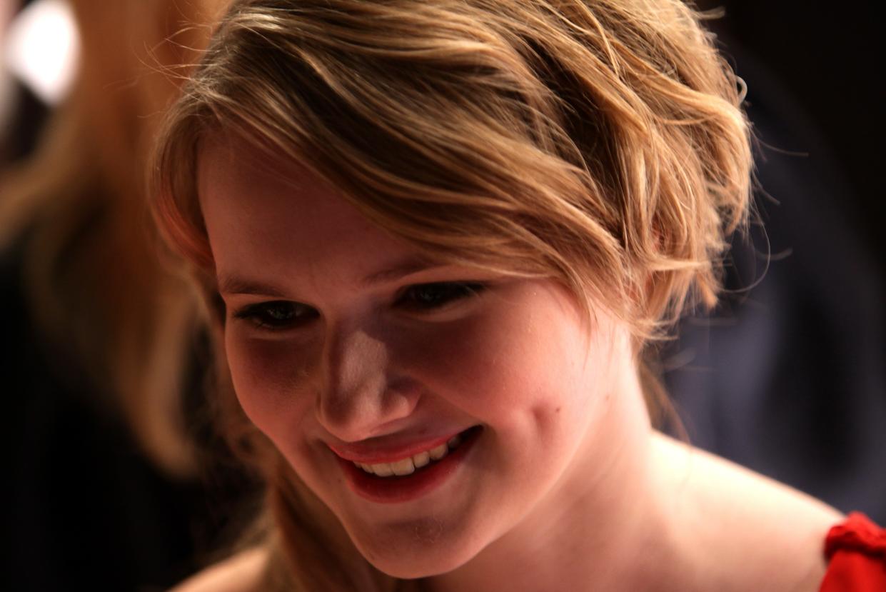 Melissa Suffield arriving for the National Television Awards 2010, at the 02 Arena, London.