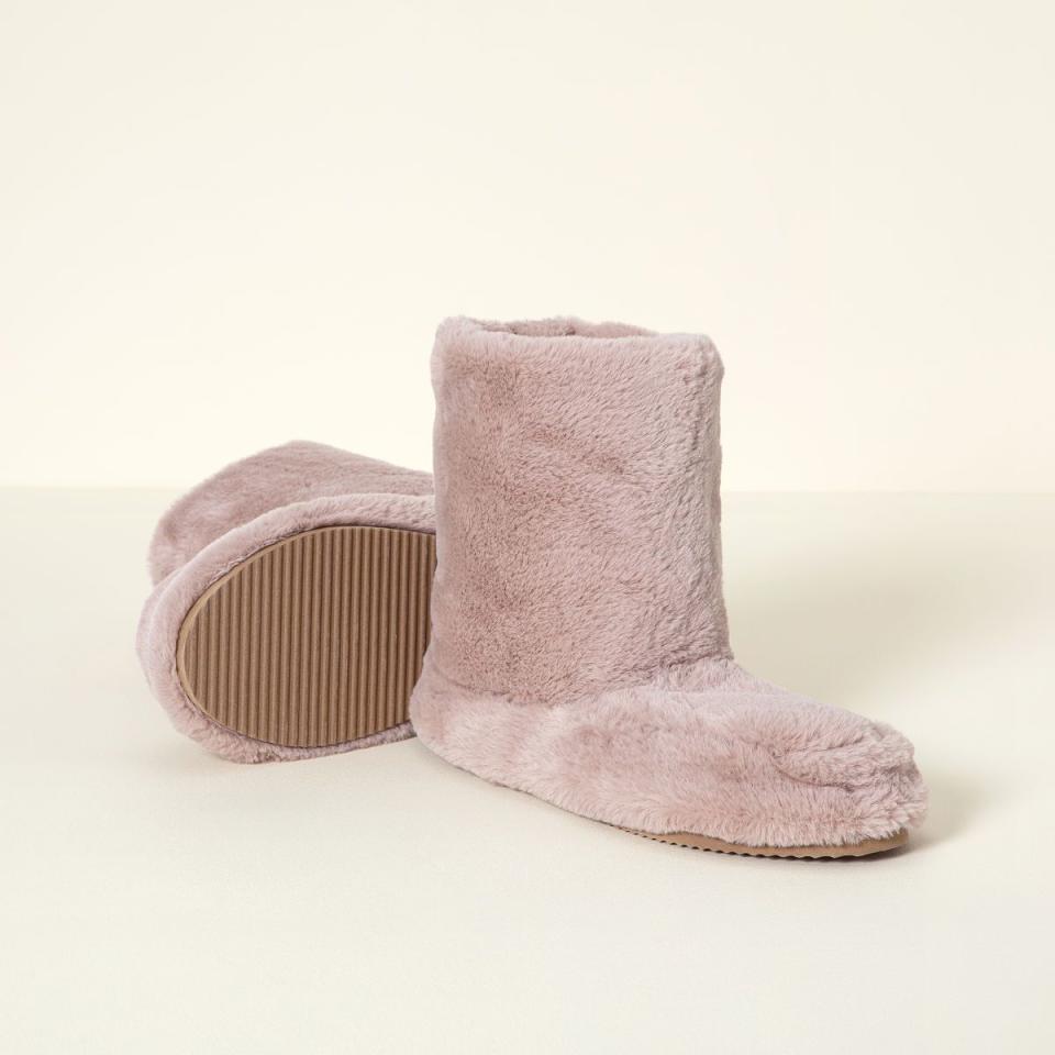 11) Cozy Lavender Warming Booties