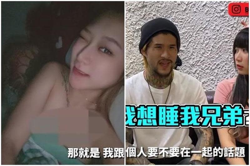 YouTube網紅團體「大麻煩」成員重讀近日拍影片控訴，重機女神「小J」欺騙男人感情。（翻攝自重讀教條YouTube）