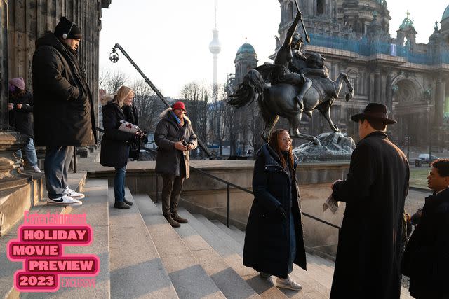 <p> Atsushi Nishijima/Courtesy NEON</p> Director Ava DuVernay on the set of 'Origin'