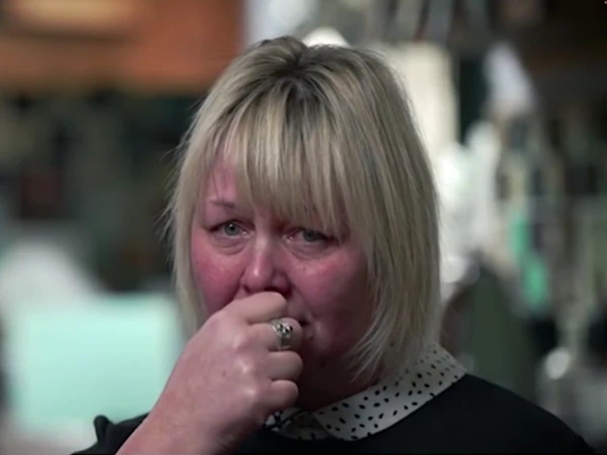 Her mother Allison Johnston spoke to broadcaster through tears (Sky News)