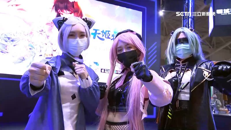 台北電玩展照常舉行，Coser也被要求得戴上口罩。