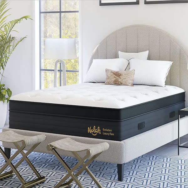 <p><a href="https://go.redirectingat.com?id=74968X1596630&url=https%3A%2F%2Fwww.nolahmattress.com%2Fproducts%2Fnolah-evolution-15&sref=https%3A%2F%2F" rel="nofollow noopener" target="_blank" data-ylk="slk:Shop Now;elm:context_link;itc:0;sec:content-canvas" class="link rapid-noclick-resp">Shop Now</a></p><p>Evolution Hybrid 15” Mattress</p><p>nolahmattress.com</p><p>$1699.00</p>