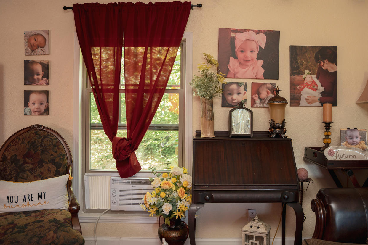 Photographs of Autumn Wells at her home in Belmont, Miss., on  July 30, 2023. (Andrea Morales for NBC News)