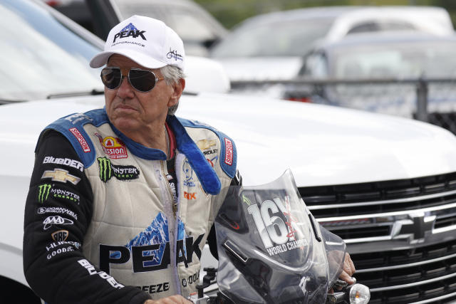 NHRA legend John Force hospitalized in ICU after fiery crash at Virginia  Nationals - Yahoo Sports