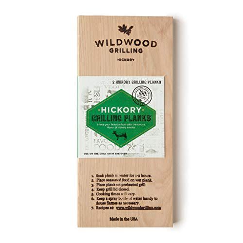 8) Wildwood Grilling Plank, Hickory (2-Pack)