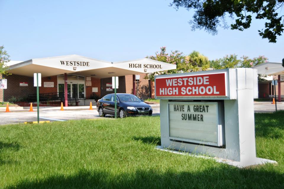 Westside High School, shown in a photo from 2015, is among schools that administrators have suggested closing as part of an overhaul of the schoool district's master facility plan.