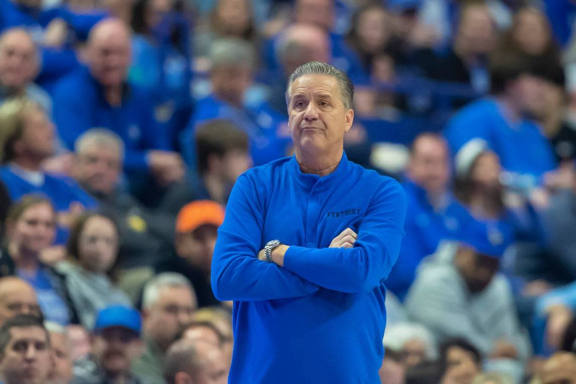 Kentucky basketball coach John Calipari’s Wildcats play at No. 7-ranked Alabama on Saturday, January 3, 2023.