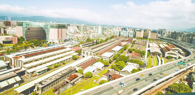 隨著《鐵路法》修法三讀通過，台鐵土地開發緊箍咒大鬆綁，資產開發勢必成為台鐵未來營收的金雞母，圖為台鐵台北機廠。（本報資料照片）