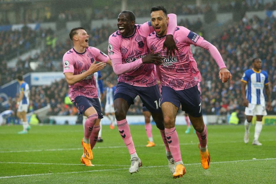 Dwight McNeil and Everton’s stunning display at Brighton has given them a chance of avoiding the drop (Getty Images)