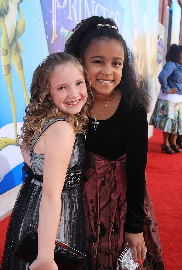 The Princess and the Frog LA Premiere 2009 Breanna Brooks Elizabeth M. Dampier