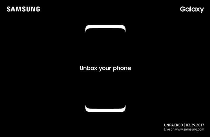 samsung galaxy s8 invitation