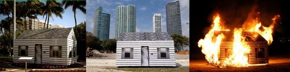 Artist George Sánchez-Calderón is planning to torch a house on Miami Beach this week.
