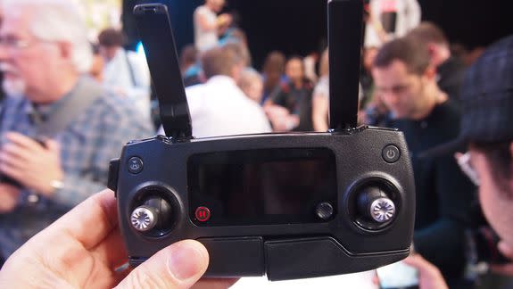 The new Mavic Pro remote is the smallest drone remote Dji has ever produced