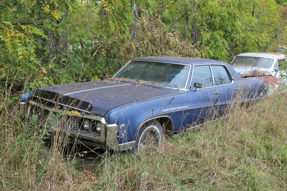 <p>The Electra, which replaced the Roadmaster in 1959 as Buick’s flagship model, had a long production run. In total there were six generations, which took it right through to 1990.</p><p>This is a 1969 (third generation) Electra 225, which demonstrated crisp new side styling. It also featured ventless front windows for the first time. Almost <strong>16,000</strong> of these four-door hardtop sedans were built, but few remain in junkyards today. This one has plenty of great parts on offer.</p>