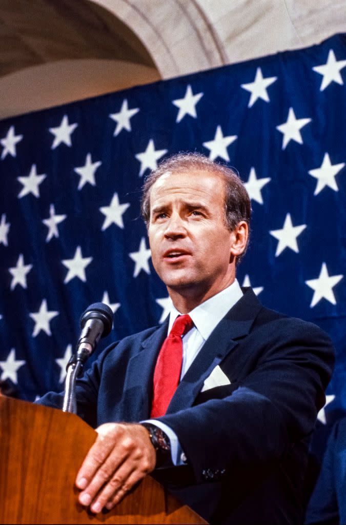 biden announces his 1988 presidential candidacy