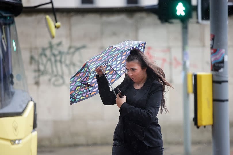 Windy conditions are expected to hit large parts of the UK -Credit:Sean Hansford | Manchester Evening News