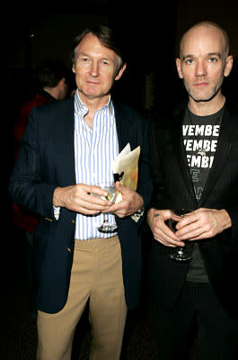 Director George Butler and Michael Stipe at the Los Angeles special screening of ThinkFilm's Going Upriver: The Long War of John Kerry