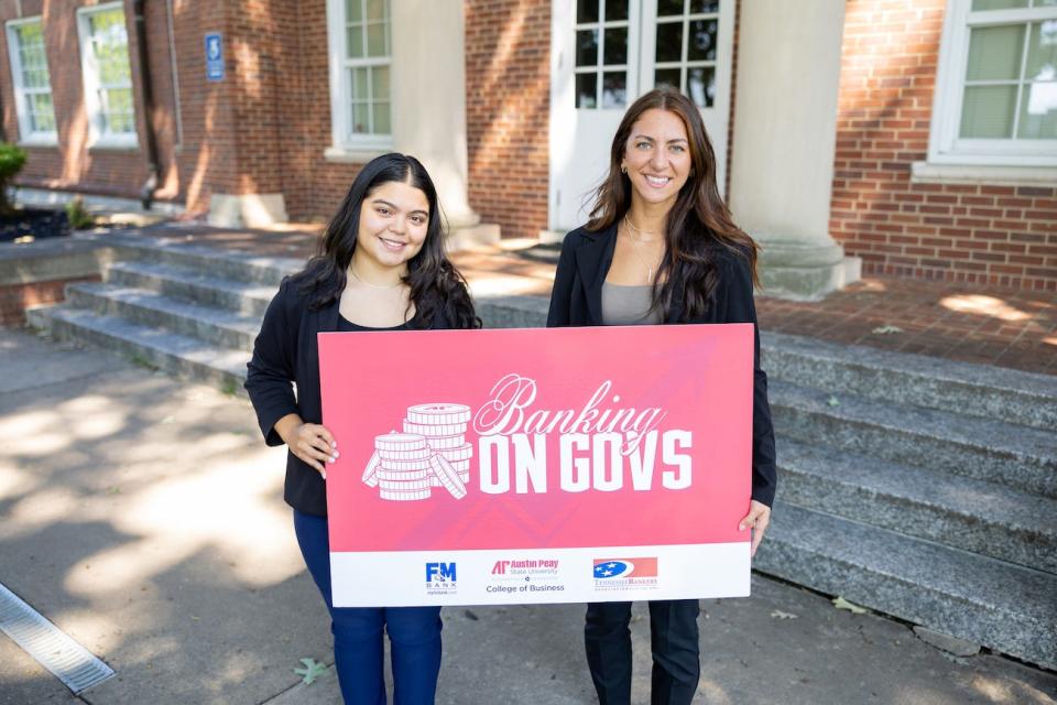APSU's College of Business has selected Piper Conditt and Lesly Moreno to participate in its first ever "Banking on Govs" program in collaboration with F&M Bank and the Tennessee Bankers Association.